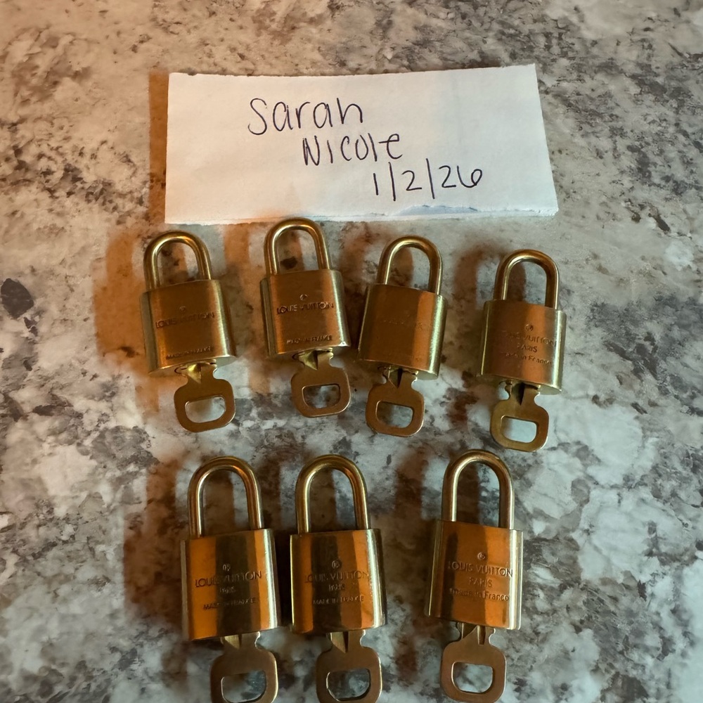 Louis Vuitton Gold Padlocks